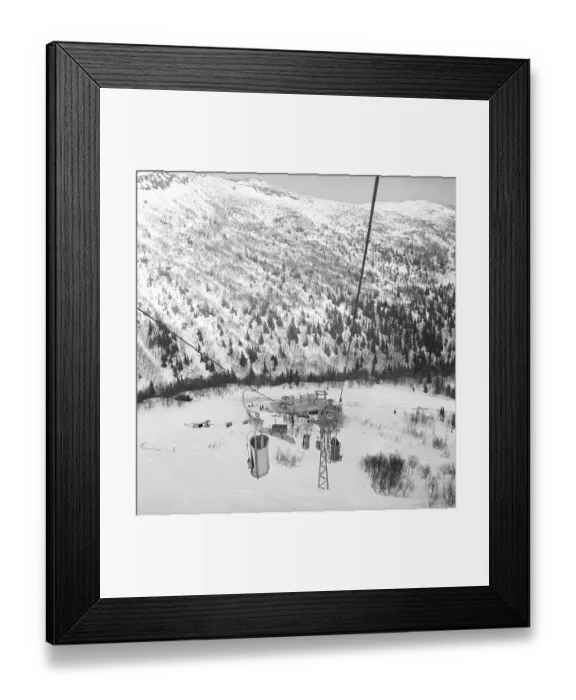 Framed Print : Are 1952. The popular winter sports resort in Jaemtland Sweden where people go to ski and socialise. Are is known for its long history of skiing and the 1950s was a time when skiing was a growing sport and tourist attraction