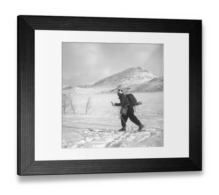 Framed Print : She who tracks the mountain weather. It is the weather observer Anna-Lisa Wikdahl in Riksgraensen in northern Sweden that six times a day is out doing her measurements and reading the instruments Framed Print : She who tracks the mountain weather. It is the weather observer Anna-Lisa Wikdahl in Riksgraensen in northern Sweden that six times a day is out doing her measurements and reading the instruments