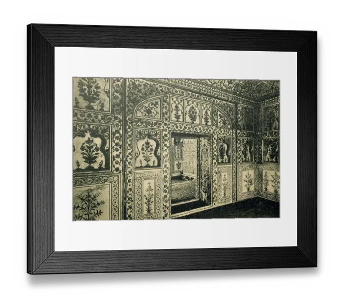 Framed Print : Interior Suman Burj, Delhi, INDIA