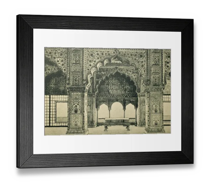 Framed Print : Diwan - E- Khas, Fatehpur Sikri, Uttar Pradesh, India, Asia