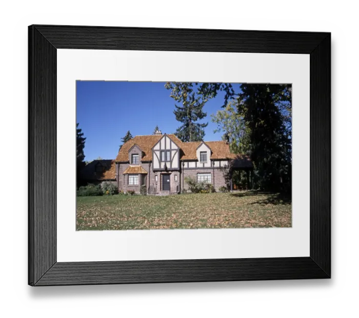 Framed Print : Colonial building built in early 1900 century at Denver, U.S.A. United States of America