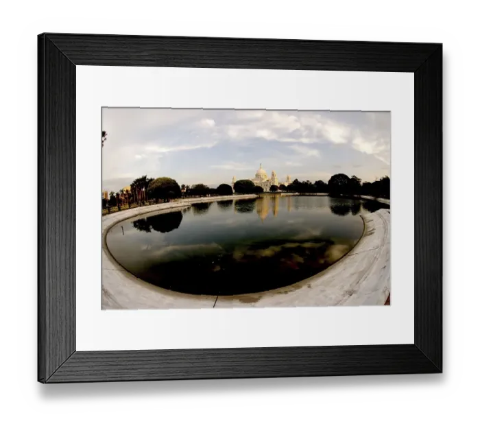 Framed Print : Victoria memorial building (1921), Calcutta, West Bengal, India, Asia