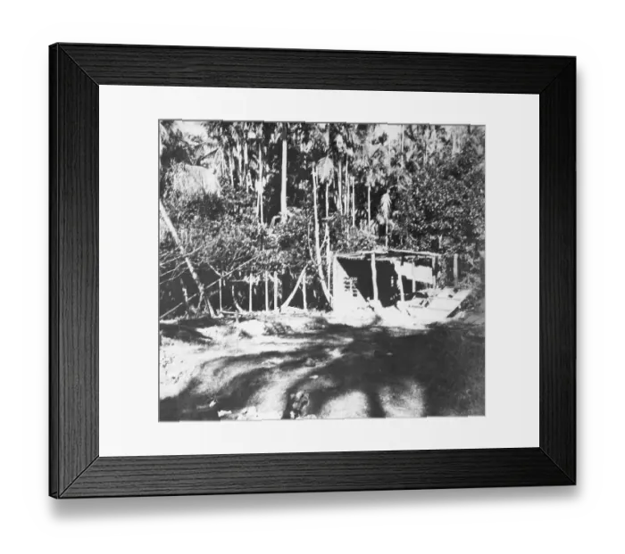 Framed Print : Destruction caused by riots between Hindus and Muslims in Noakhali East Bengal, November 1946, India, Asia