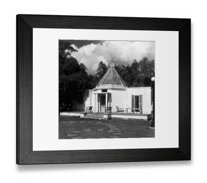 Framed Print : The garden house at Birla House, New Delhi, 1948 Framed Print : The garden house at Birla House, New Delhi, 1948