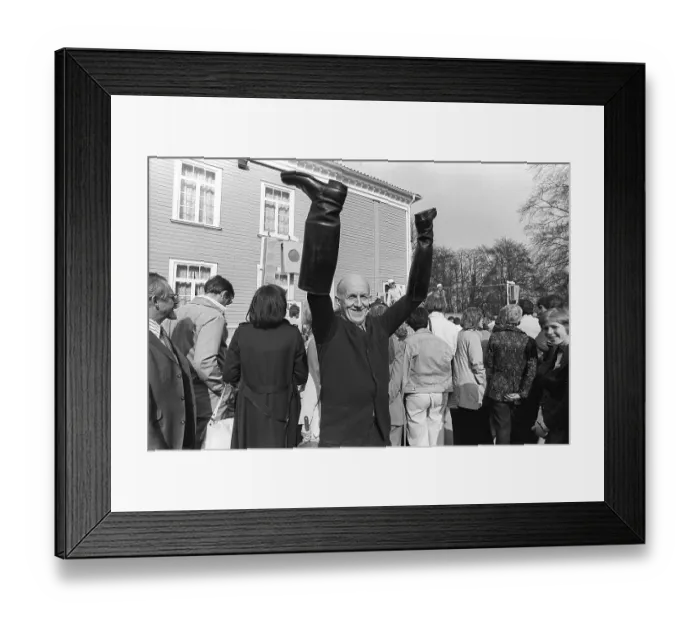 Framed Print : Auction in the 1970s