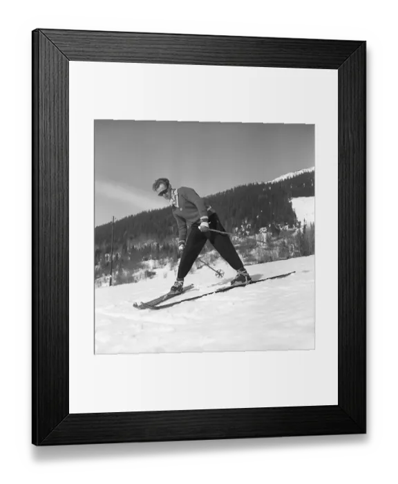 Framed Print : Are 1952. The popular winter sports resort in Jaemtland Sweden where people go to ski and socialise Framed Print : Are 1952. The popular winter sports resort in Jaemtland Sweden where people go to ski and socialise