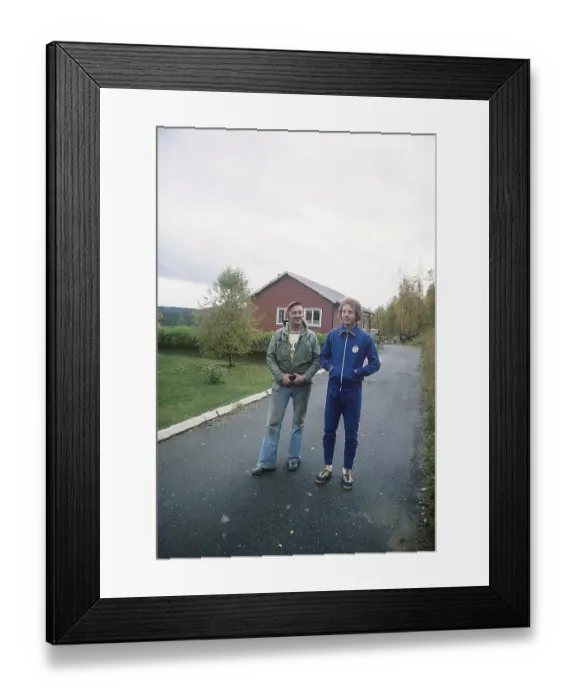 Framed Print : Ingemar Stenmark born 18 March 1956 is a Swedish former World Cup alpine ski racer. He is regarded as one of the most prominent Swedish athletes ever, and as the greatest slalom and giant slalom specialist of all time
