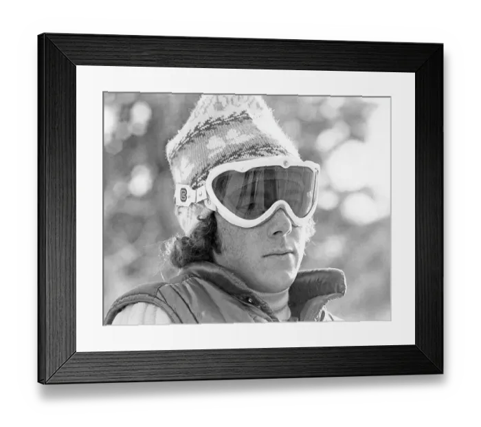 Framed Print : Ingemar Stenmark born 18 March 1956 is a Swedish former World Cup alpine ski racer. He is regarded as one of the most prominent Swedish athletes ever, and as the greatest slalom and giant slalom specialist of all time. 1975