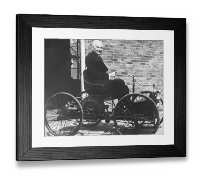 Framed Print : Henry Ford. An American car manufacturer and industrialist who created the Ford Motor Company and was among those who started using the assembly line in the engineering industry. Born 30 July 1863, died 7 April 1947 Framed Print : Henry Ford. An American car manufacturer and industrialist who created the Ford Motor Company and was among those who started using the assembly line in the engineering industry. Born 30 July 1863, died 7 April 1947