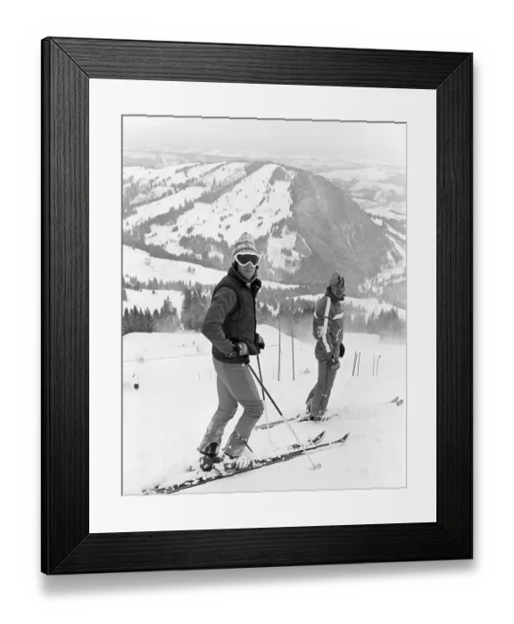Framed Print : Ingemar Stenmark born 18 March 1956 is a Swedish former World Cup alpine ski racer. He is regarded as one of the most prominent Swedish athletes ever, and as the greatest slalom and giant slalom specialist of all time