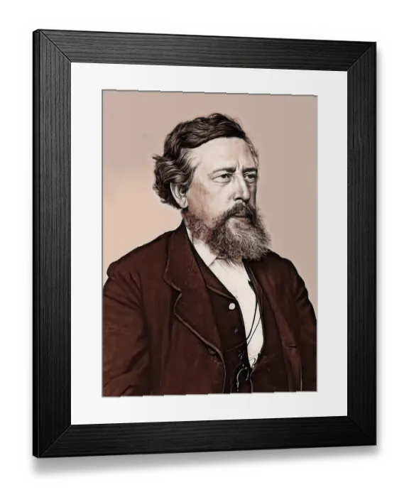 Framed Print : Wilhelm Martin Philipp Christian Ludwig Liebknecht