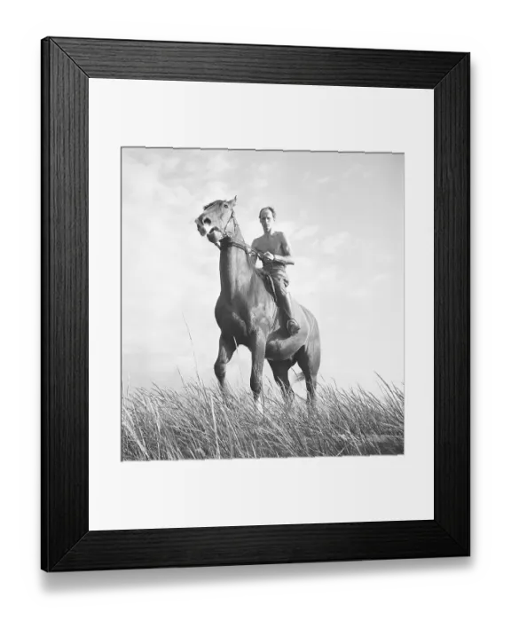 Framed Print : Bertil Harding, 1919-1999, Swedish military and sergeant in the air force. Known for having been a leader and resistance fighter in Norway. He became a courier for the resistance movement under the alias Fritiof, which was his second first name
