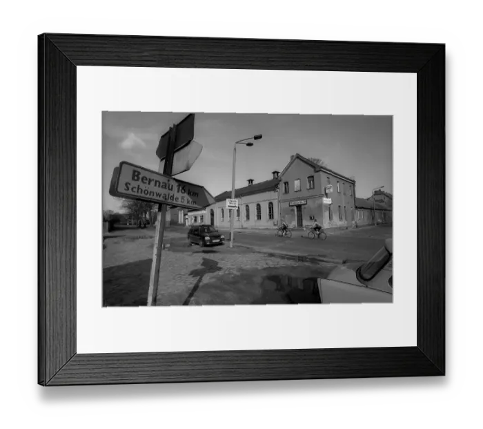 Framed Print : Germany, Muehlenbeck, 14.03.1992, Marketplace, Europe Framed Print : Germany, Muehlenbeck, 14.03.1992, Marketplace, Europe