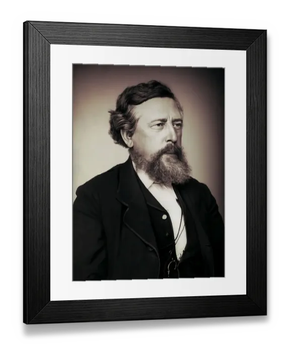 Framed Print : Wilhelm Martin Philipp Christian Ludwig Liebknecht
