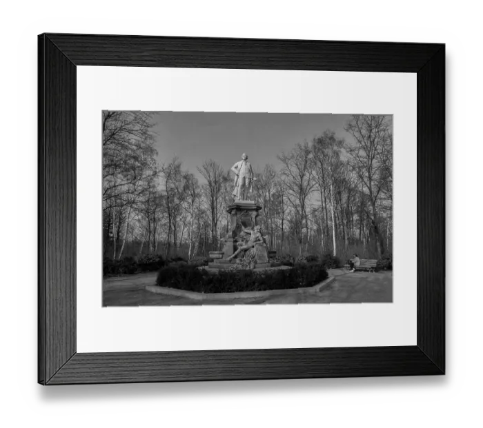 Framed Print : Germany, Berlin, 01.03.1992, Lessing - Monument, in the Tiergarten, Europe Framed Print : Germany, Berlin, 01.03.1992, Lessing - Monument, in the Tiergarten, Europe