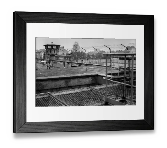 Framed Print : Germany, Berlin, 06.03.1992, Cages for release in the Stasi remand prison Hohenschoenhausen, Europe Framed Print : Germany, Berlin, 06.03.1992, Cages for release in the Stasi remand prison Hohenschoenhausen, Europe