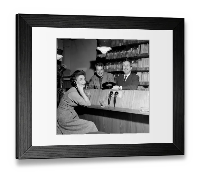 Framed Print : How you bought records in the 1950s Framed Print : How you bought records in the 1950s
