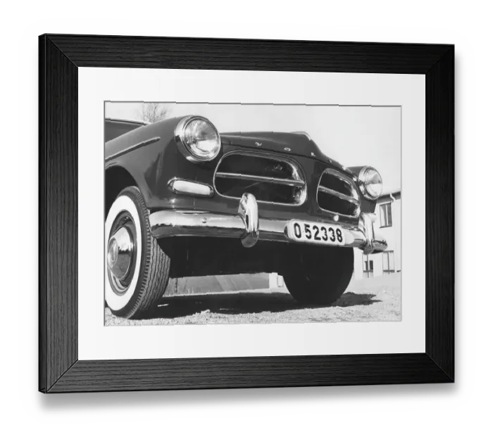 Framed Print : Volvo Amazon. a passenger car from Volvo that was launched for dealers in Skoevde on 3 August 1956 Framed Print : Volvo Amazon. a passenger car from Volvo that was launched for dealers in Skoevde on 3 August 1956