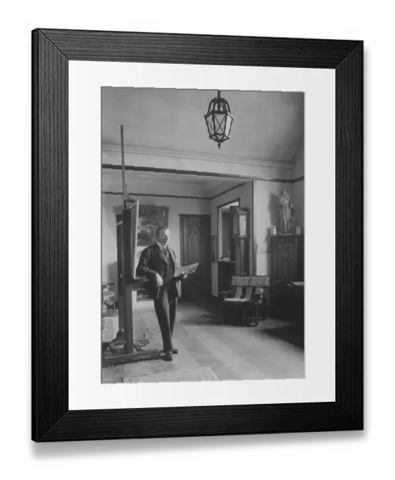 Framed Print : Helmer MasOlle. Born in Siljansnaes 1884-1969 Framed Print : Helmer MasOlle. Born in Siljansnaes 1884-1969
