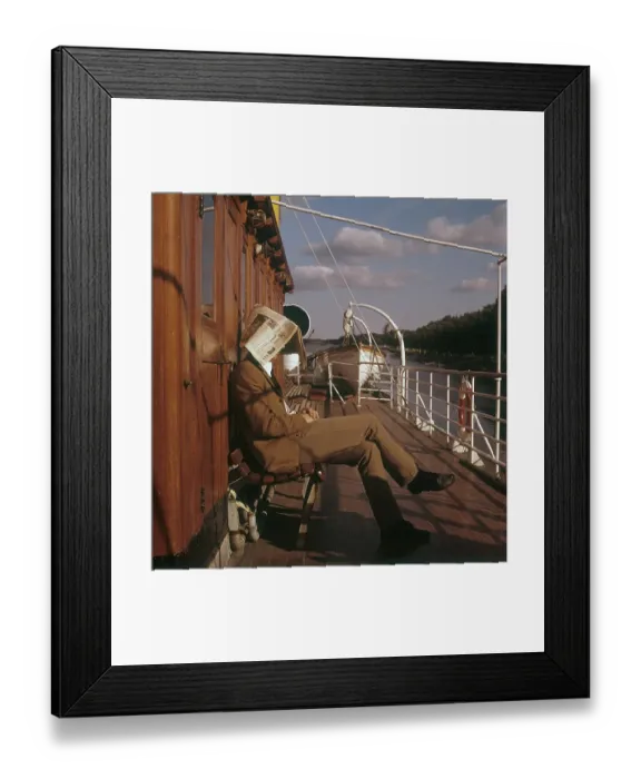 Framed Print : S / S Norrtelje. A ship built in 1900