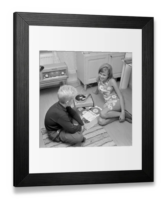 Framed Print : Gittan Wernstroem (b. 1947) Swedish child actress