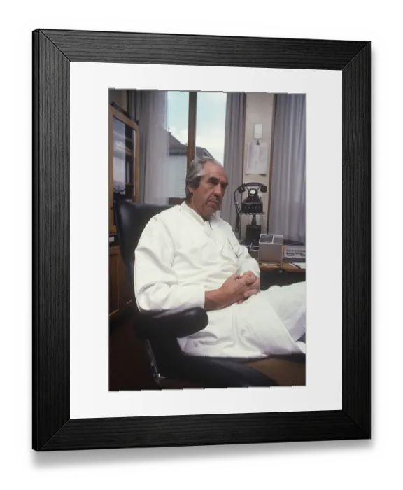 Framed Print : Ake Senning. Swedish surgeon. Born December 14, 1915 - July 21, 2000
