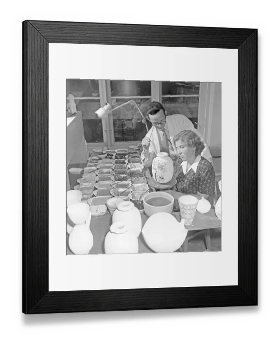Framed Print : Stig Lindberg (17 August 1916 in Umea)