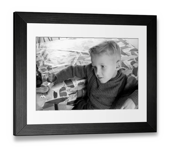 Framed Print : A boy is sick and won't take his medicine Framed Print : A boy is sick and won't take his medicine
