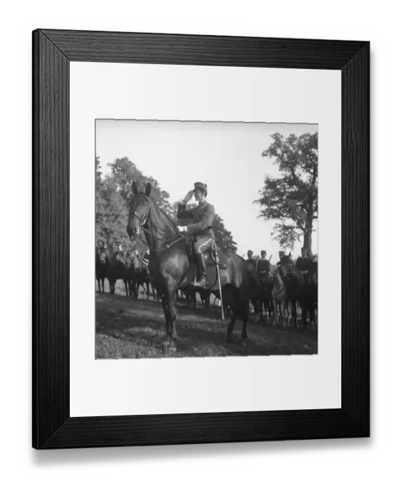 Framed Print : Swedish officer in the cavalry Framed Print : Swedish officer in the cavalry