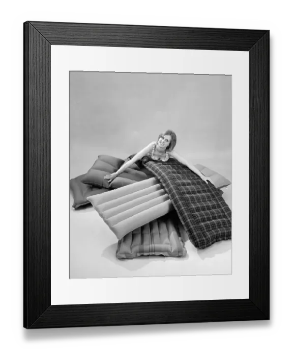 Framed Print : 1960s. A young woman wearing a bikini Framed Print : 1960s. A young woman wearing a bikini