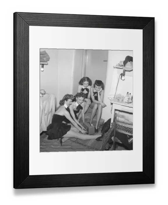 Framed Print : Radio listeners in the past