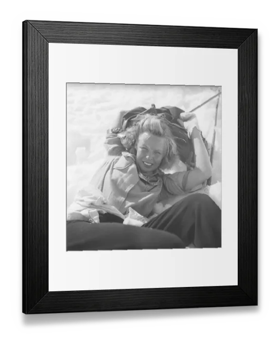 Framed Print : In the snowy mountains 1940s Framed Print : In the snowy mountains 1940s