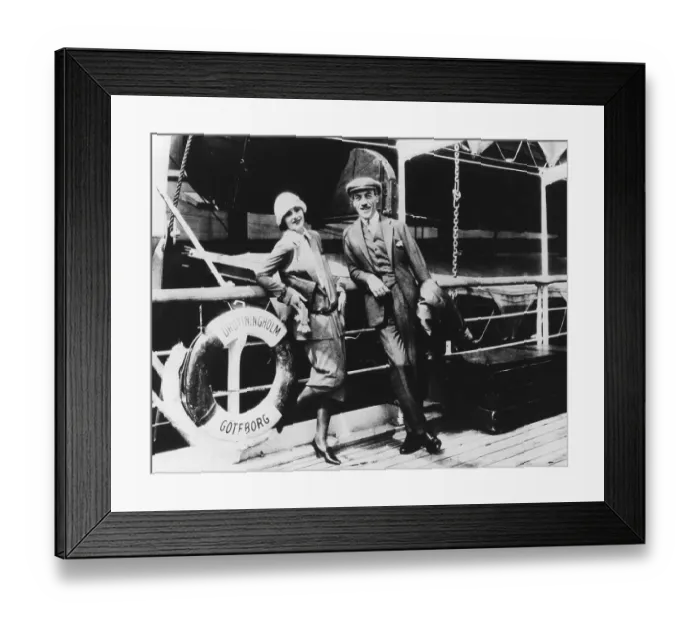 Framed Print : Swedish actress Greta Garbo. 1905-1990