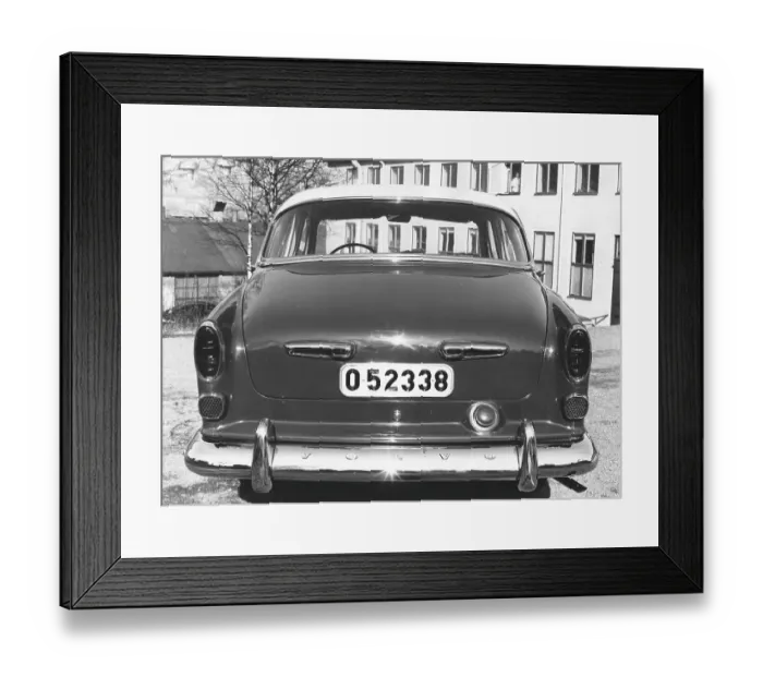 Framed Print : Volvo Amazon. a passenger car from Volvo that was launched for dealers in Skoevde on 3 August 1956 Framed Print : Volvo Amazon. a passenger car from Volvo that was launched for dealers in Skoevde on 3 August 1956