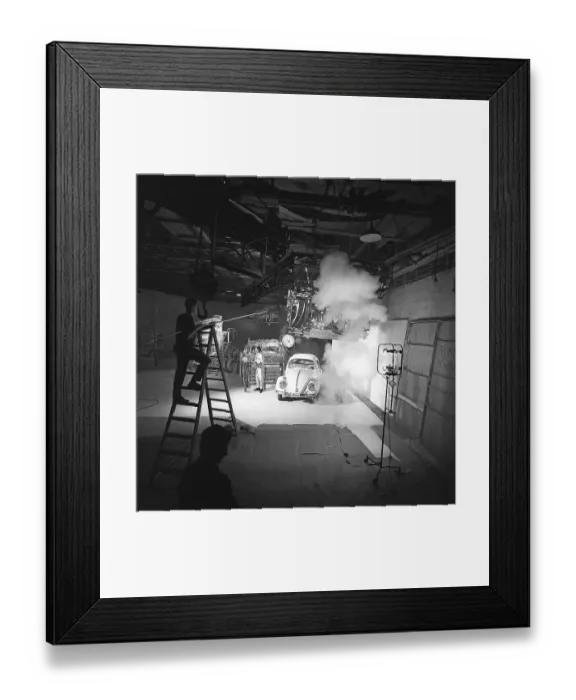 Framed Print : Volkswagen Type 1. Classic car model from the German car manufacturer Volkswagen
