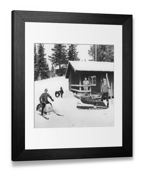Framed Print : Larven (The caterpillar). A Swedish unconventional snowmobile that has now reached cult status Framed Print : Larven (The caterpillar). A Swedish unconventional snowmobile that has now reached cult status