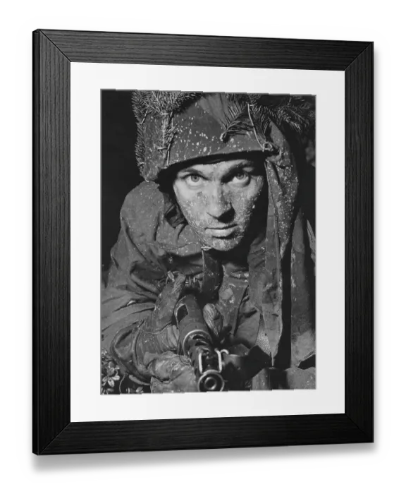 Framed Print : Swedish soldier in the 1950s Framed Print : Swedish soldier in the 1950s