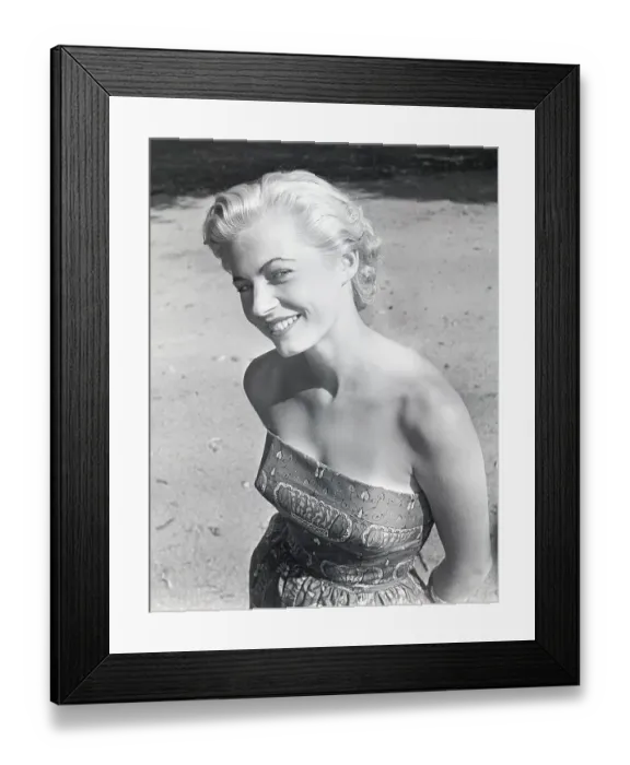 Framed Print : Anita Ekberg. Born 29 September 1931