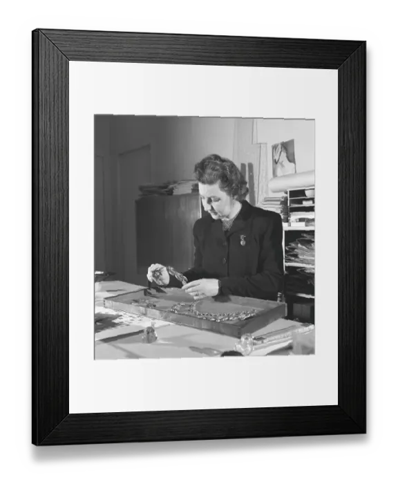 Framed Print : Estrid Ericson (1894-1981) was a Swedish designer
