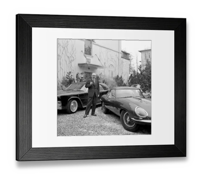 Framed Print : Simon Ove Christian Ogilvie Spies (1 September 1921 - 16 April 1984) was a Danish tycoon