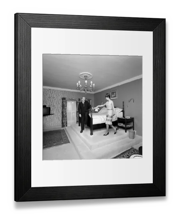 Framed Print : Simon Ove Christian Ogilvie Spies (1 September 1921 - 16 April 1984) was a Danish tycoon