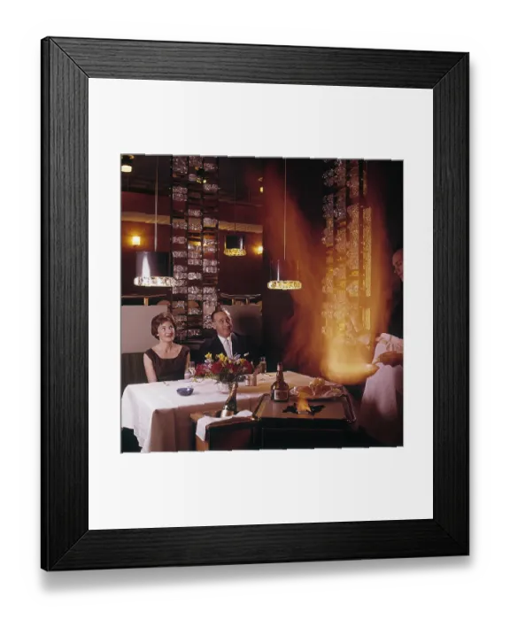 Framed Print : Hotel Continental Stockholm. In connection with the extensive rebuilding of the Norrmalm city district and the so-called Norrmalm regulation, Hotel Continental was built and completed in 1963