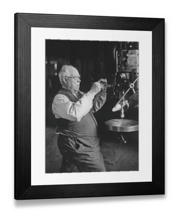 Framed Print : Johan Petter Johansson. Born december 12 1853