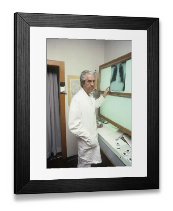 Framed Print : Ake Senning. Swedish surgeon. Born December 14