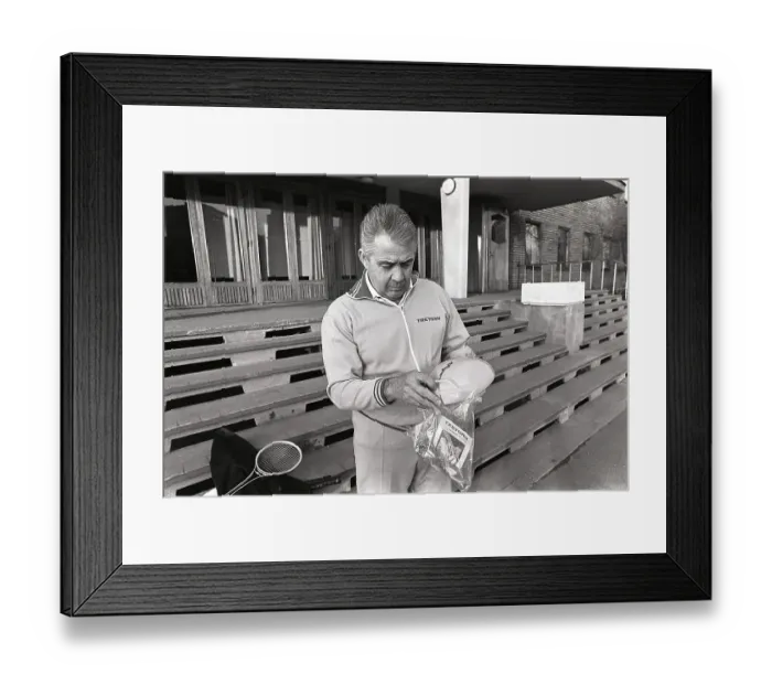 Framed Print : Torsten Johansson. Swedish tennis player