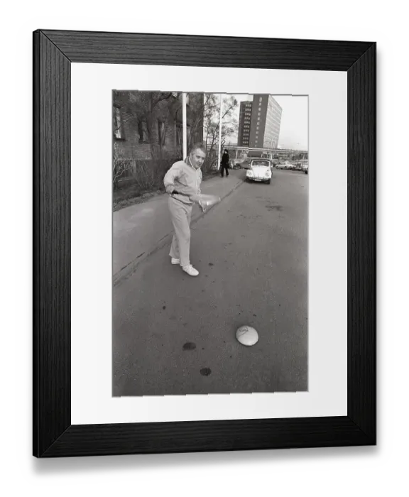 Framed Print : Torsten Johansson. Swedish tennis player