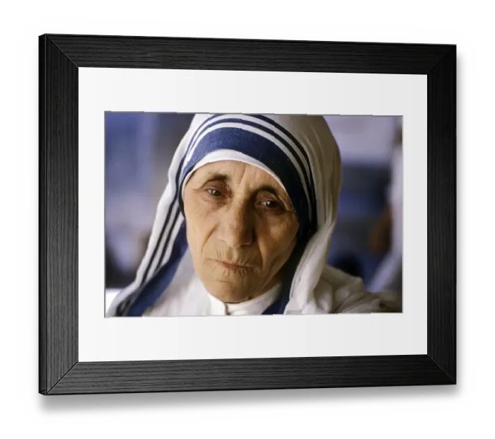 Framed Print : Mary Teresa Bojaxhiu 26 August 1910 - 5 September 1997), better known as Mother Teresa, was an Albanian-Indian Catholic nun and the founder of the Missionaries of Charity