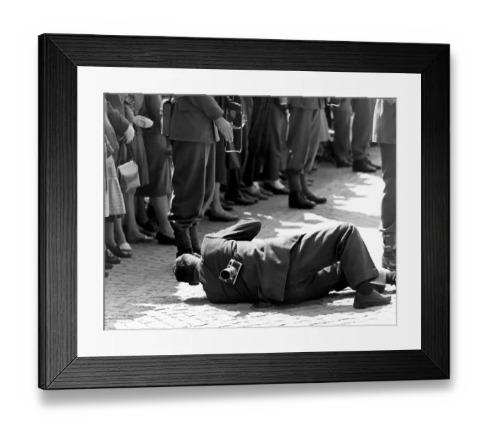 Framed Print : Press photographers