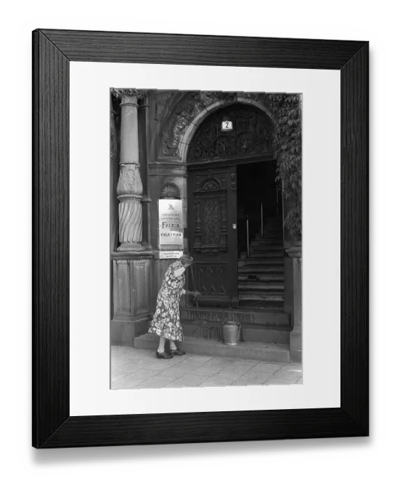 Framed Print : Ordinary people at work in the 1950s Framed Print : Ordinary people at work in the 1950s