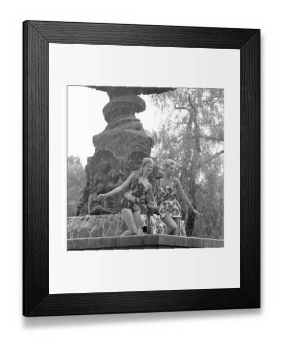 Framed Print : 1960s summer fashion Framed Print : 1960s summer fashion